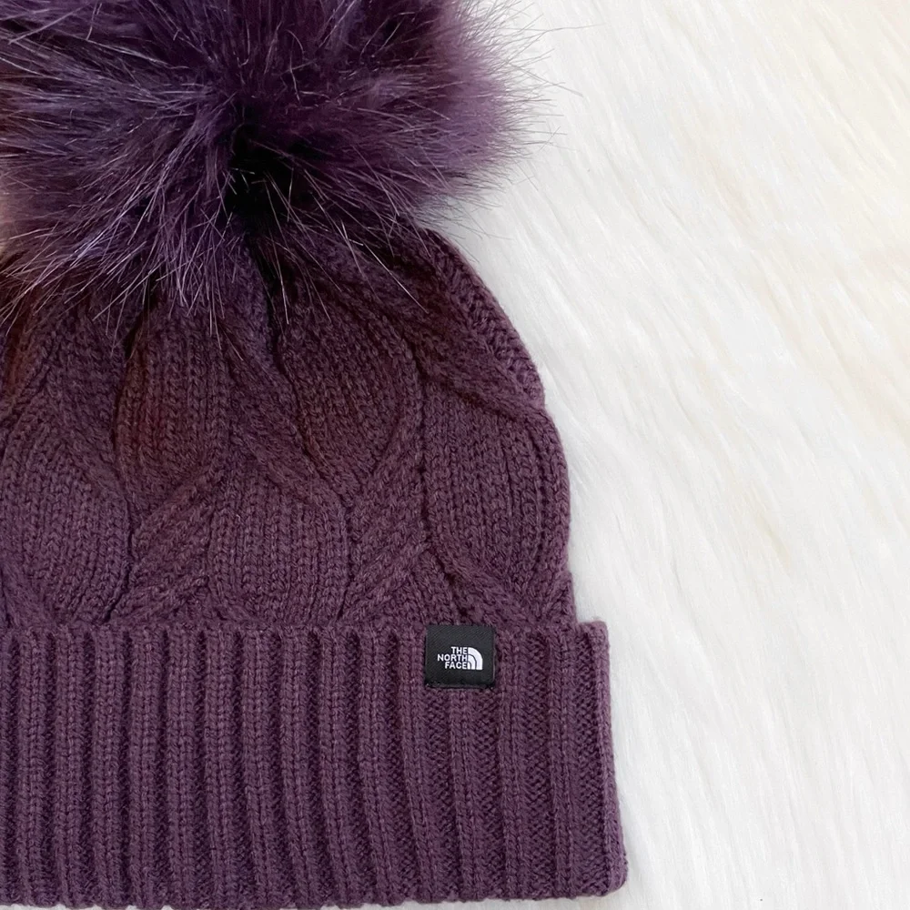 The North Face Women’s Oh Mega Fur Pom Beanie - Picture 2 of 7